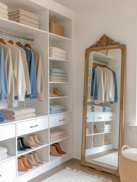 maximize closet space stylishly