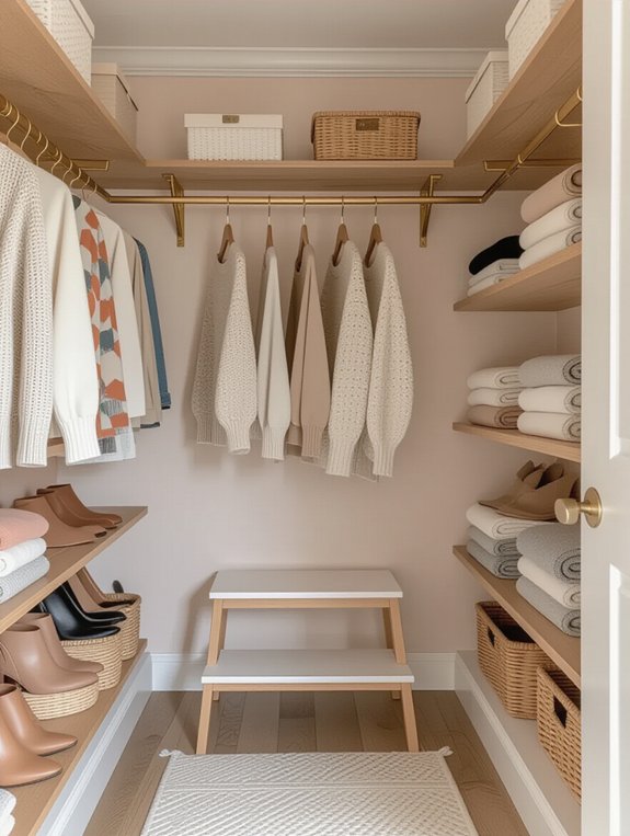 maximize closet storage accessibility