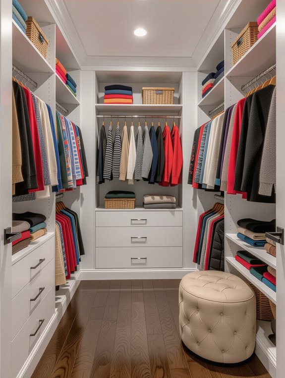 maximize closet storage space
