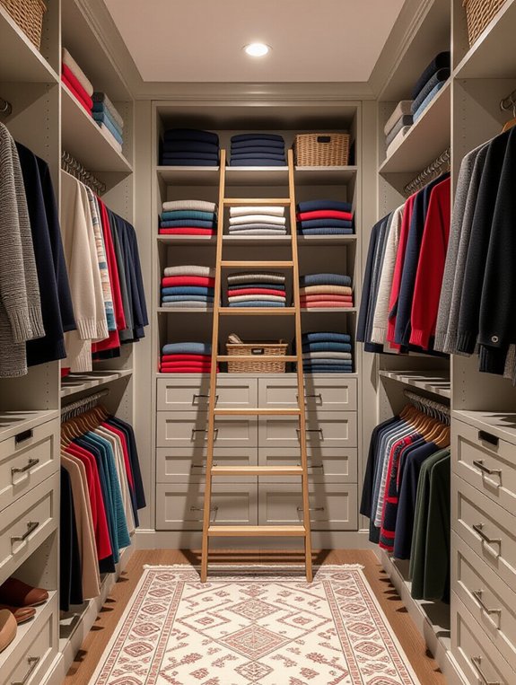 maximize closet vertical space