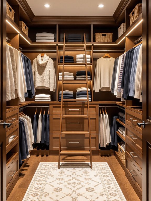 maximize closet vertical space
