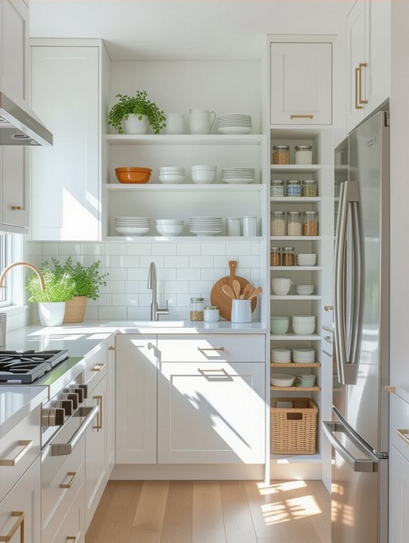 maximize kitchen vertical storage