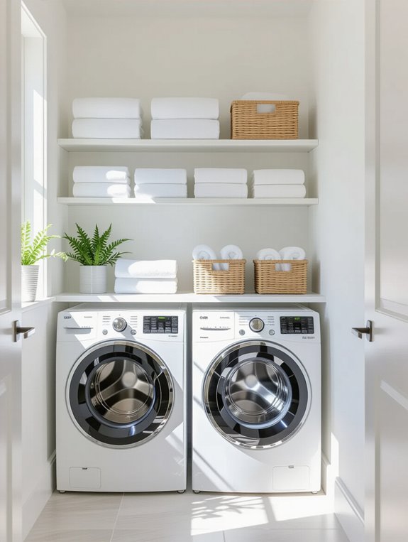 maximize laundry space efficiency