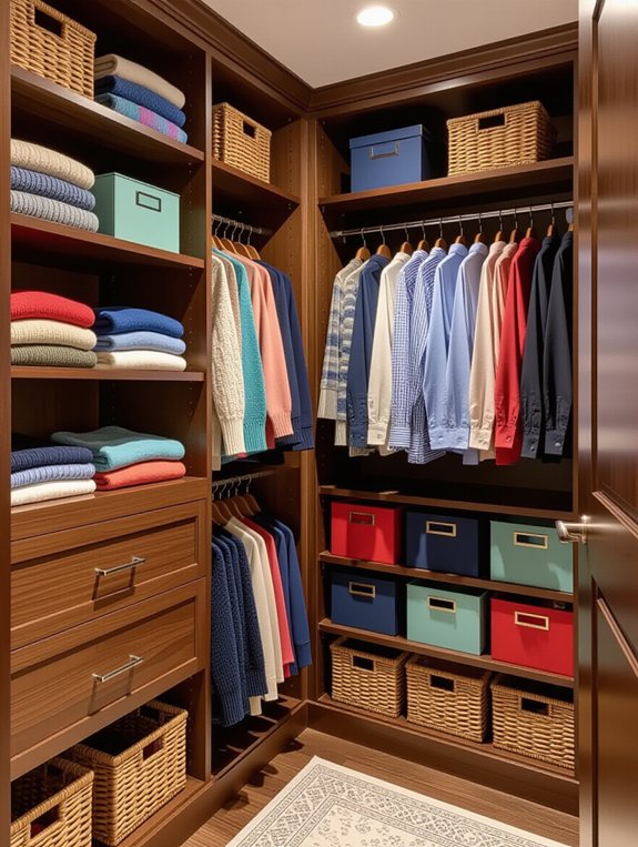 maximize small closet corners