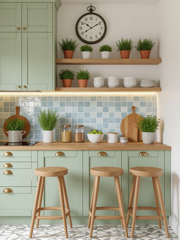 maximize small kitchen space