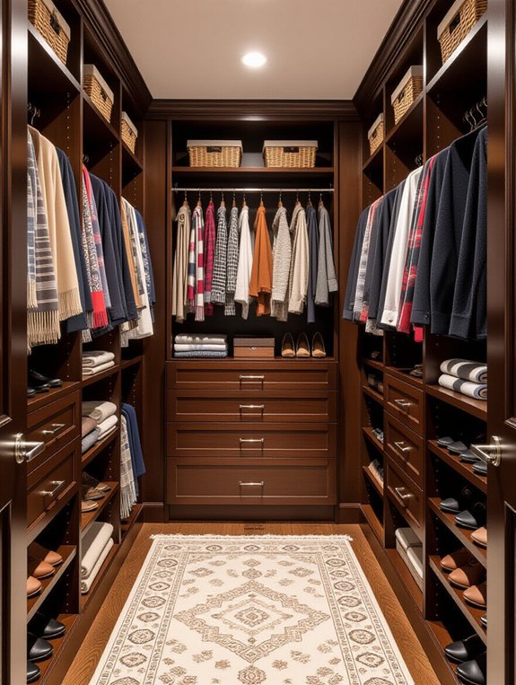 maximize vertical closet space