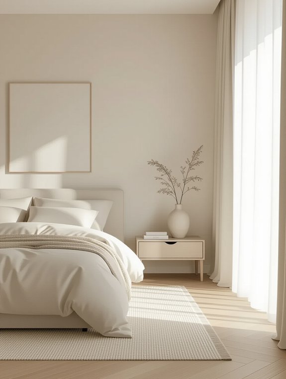 minimalist decor promotes serenity