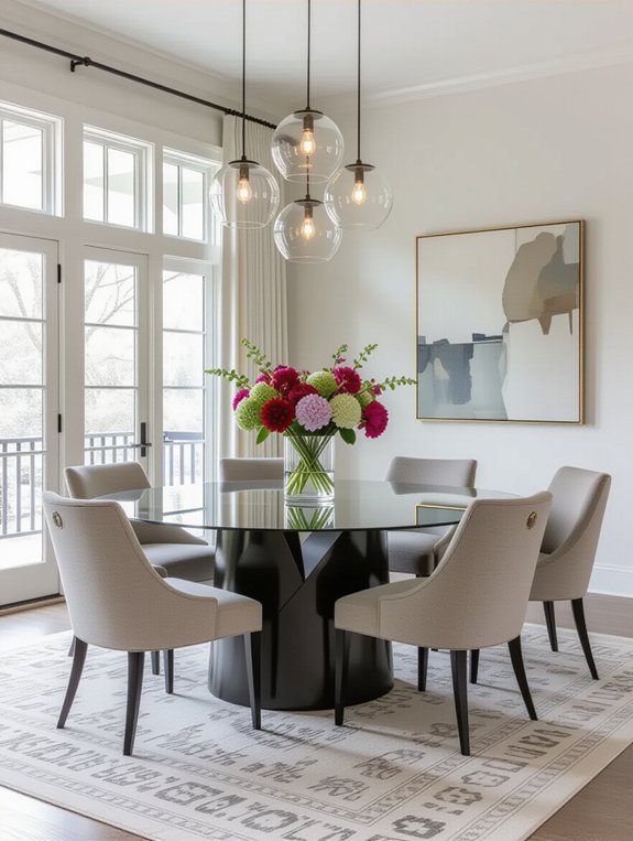 modern elegance for dining