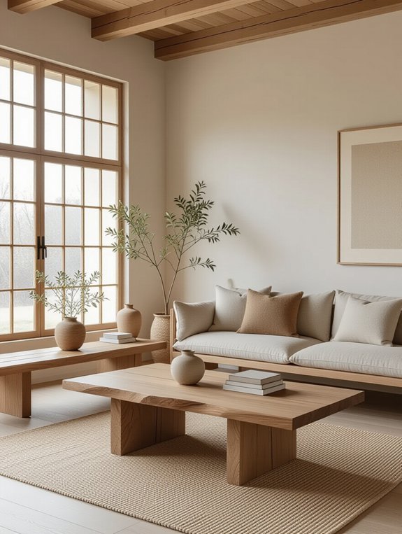 natural materials for tranquility