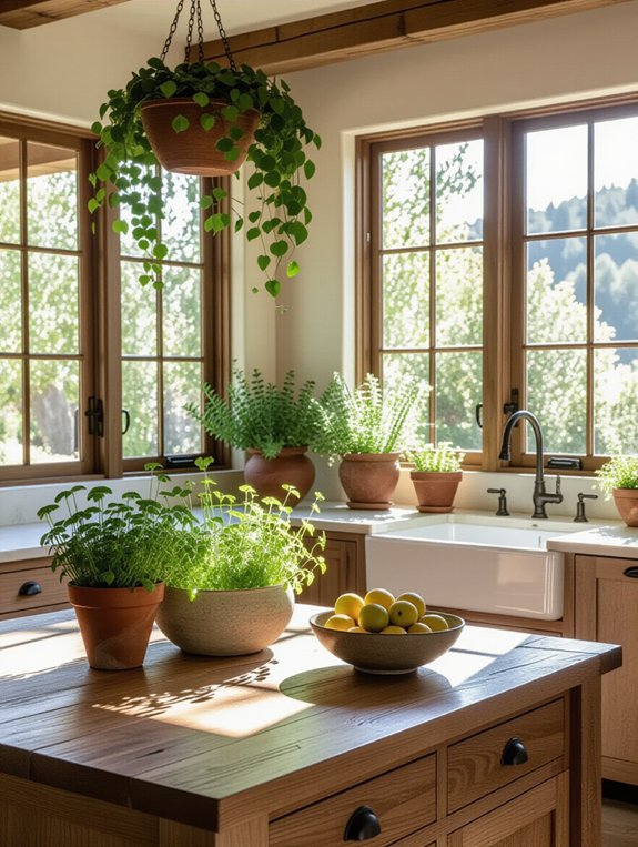nature inspired kitchen design