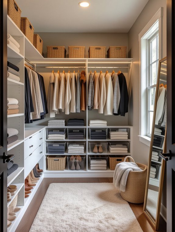 organized storage for visibility