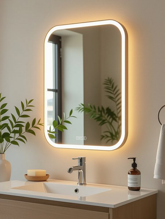 personalized customizable led mirrors