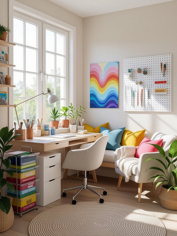 personalized productive hobby workspace