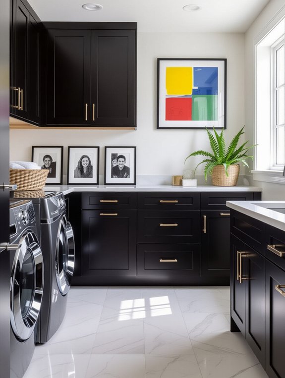 personalized utility room decor