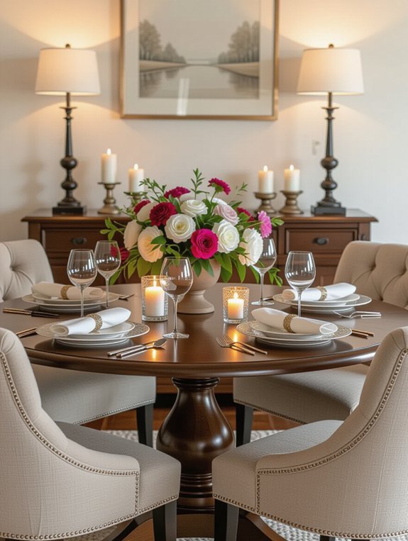 round tables foster conversation