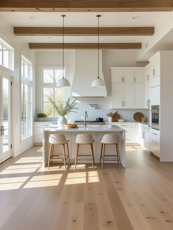 seamless continuous flooring design