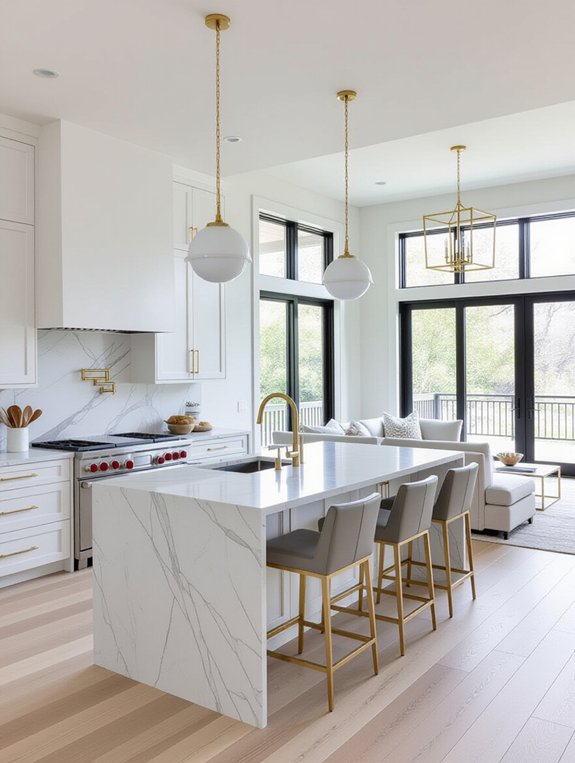 seamless open concept design