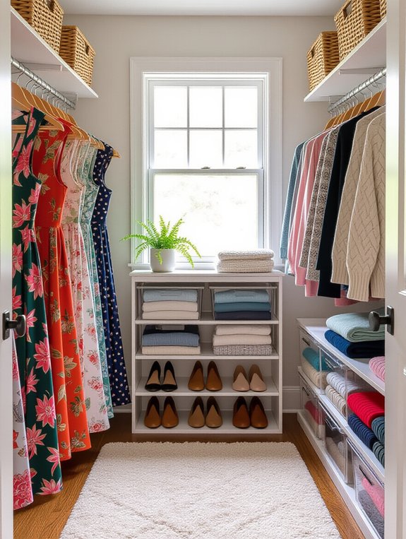seasonal wardrobe organization system