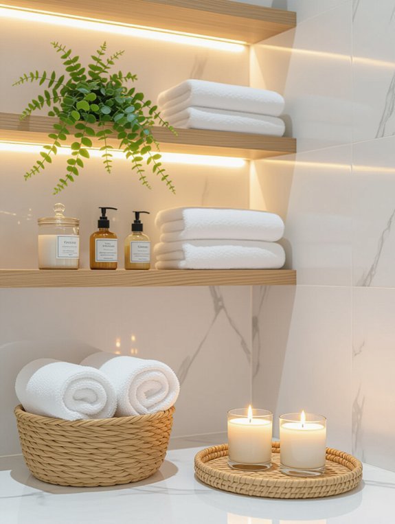 serene spa like retreat atmosphere
