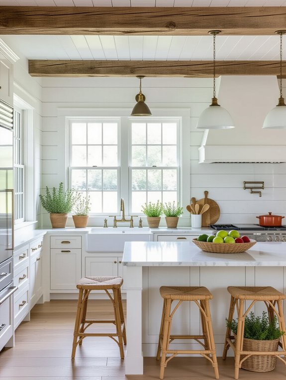 shiplap walls for kitchens