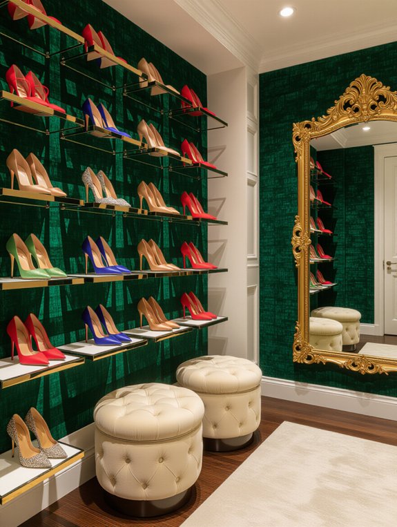 showcase shoes as art