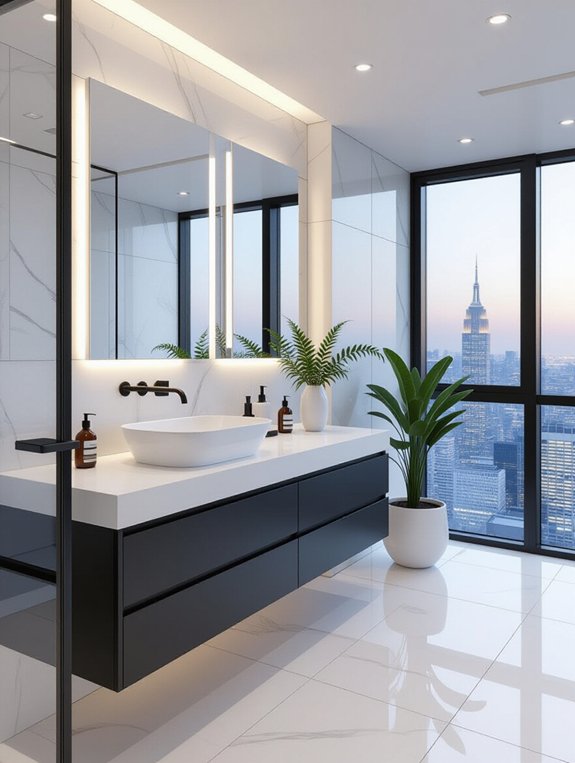 sleek modern urban sanctuary