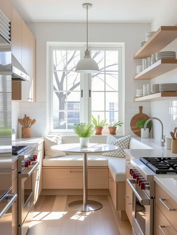 slim appliances maximize space