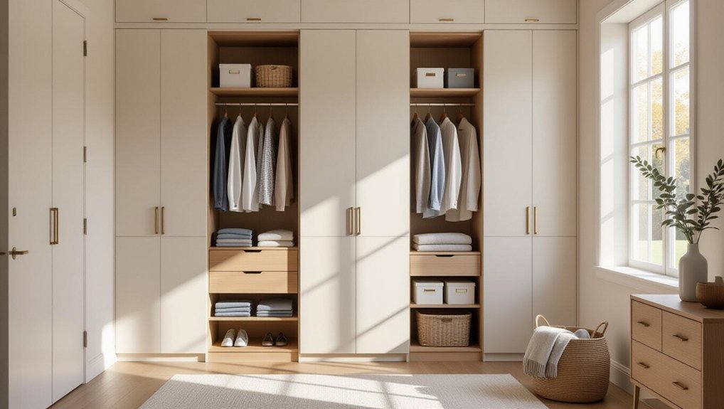 smart storage wall closets