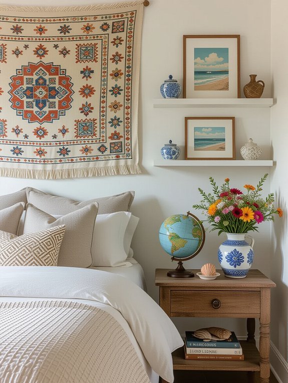souvenir inspired bedroom personalization