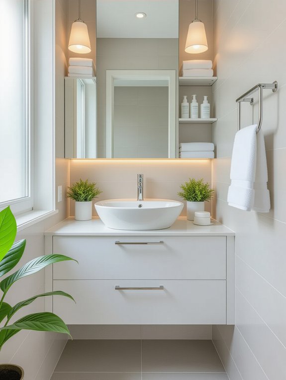 space saving corner sink solutions