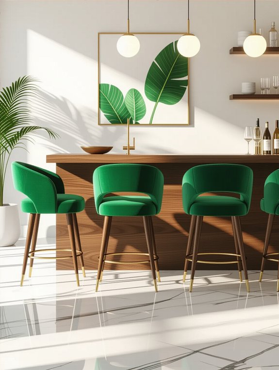 stylish and comfortable bar stools