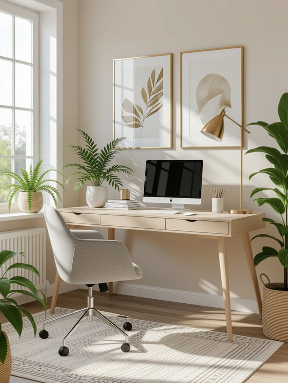 stylish and functional workspace