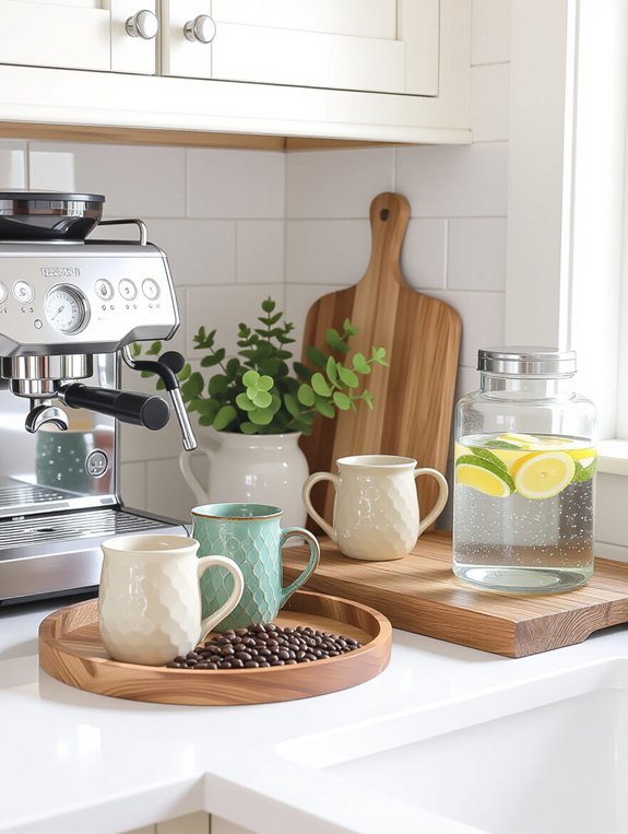 stylish water station setup