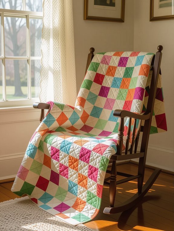 timeless interlocking quilt design