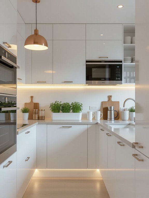 under cabinet lighting benefits kitchen