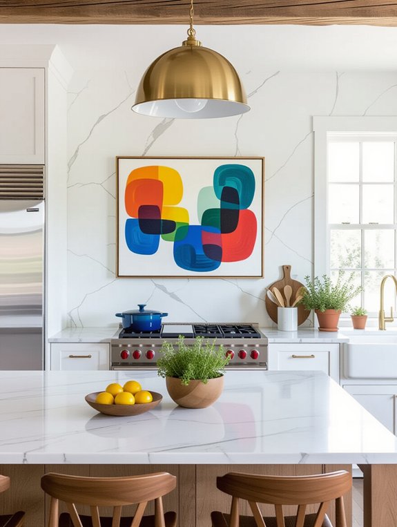 unique decor enhances atmosphere