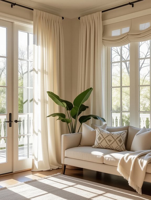 upgrade window treatments creatively