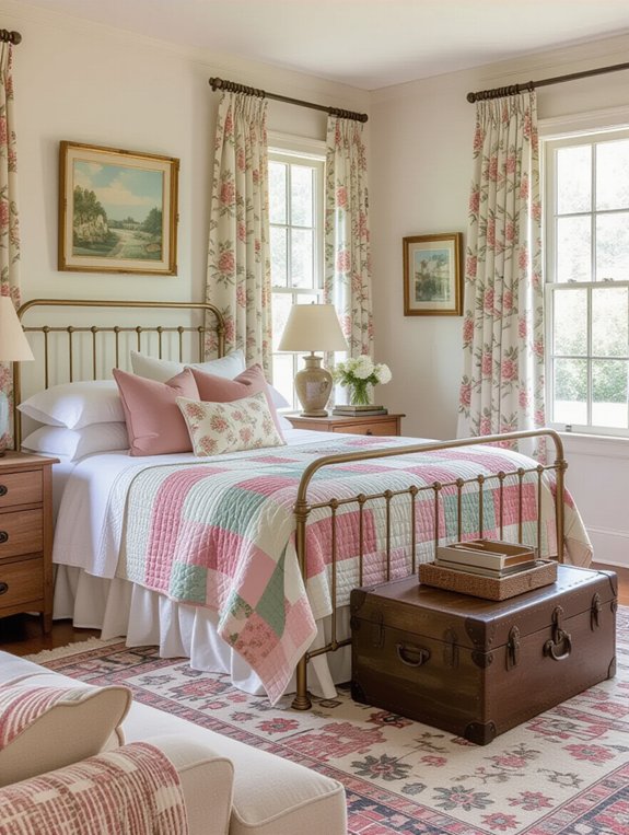 vintage charm for bedrooms