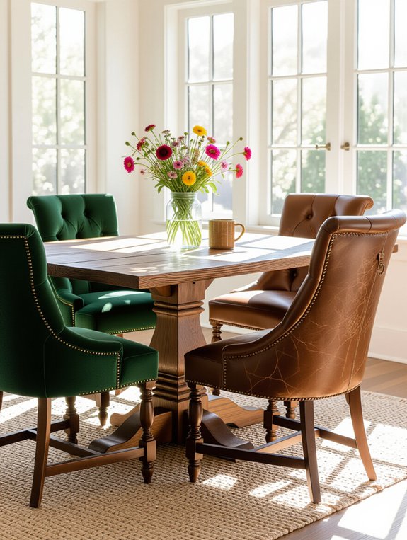 vintage charm for dining