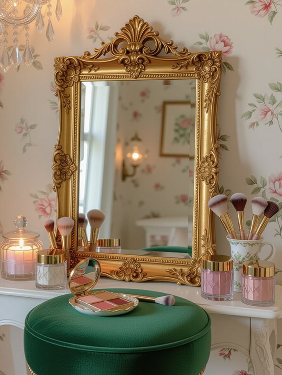 vintage elegance for vanity