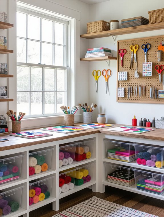 visible supplies enhance creativity