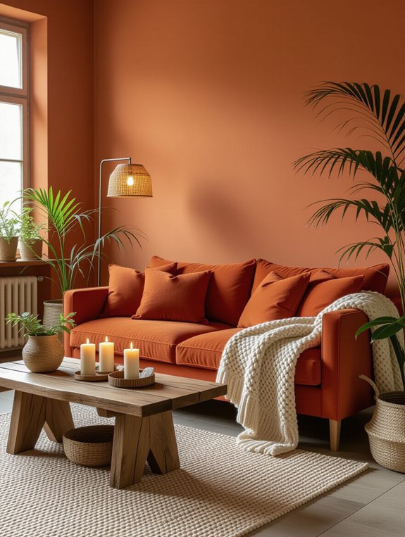 warm inviting color scheme