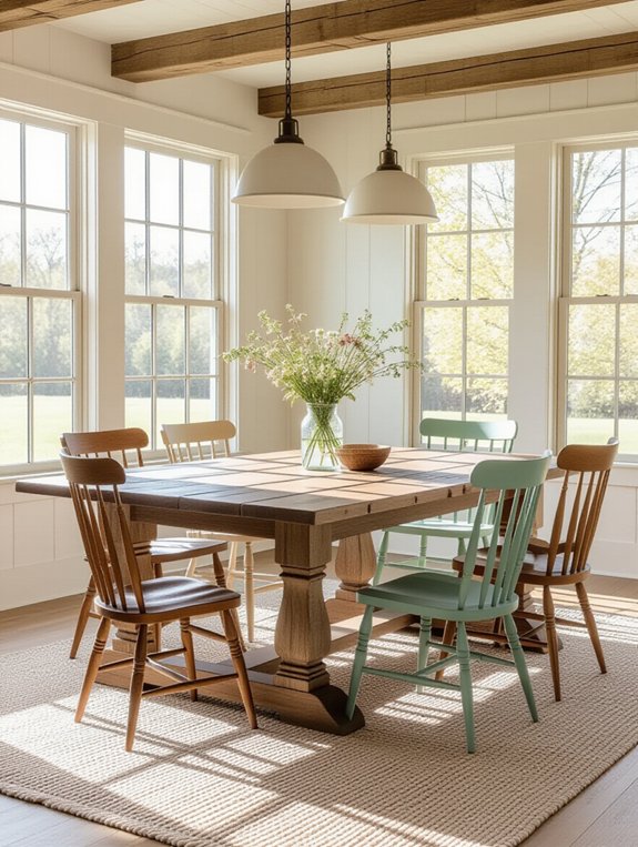 warm inviting dining atmosphere