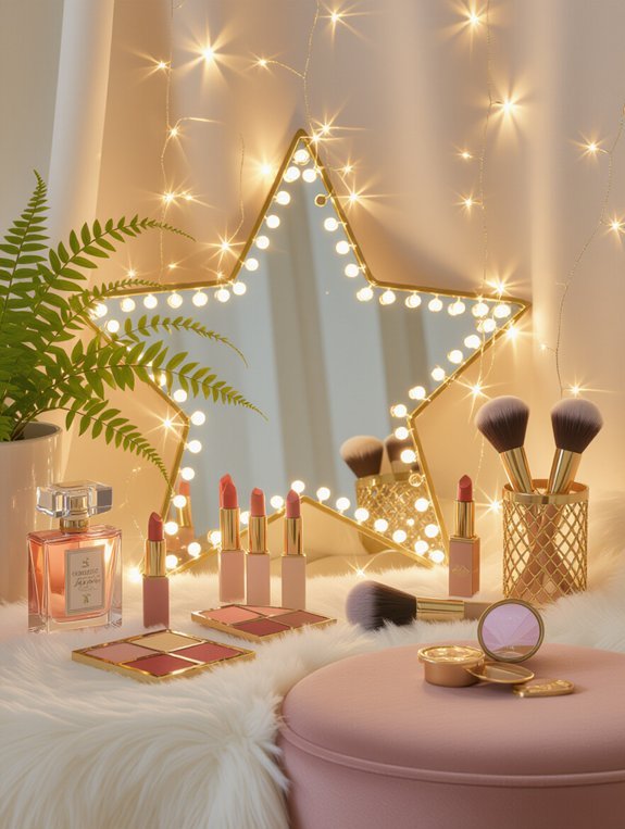 whimsical star mirror decor